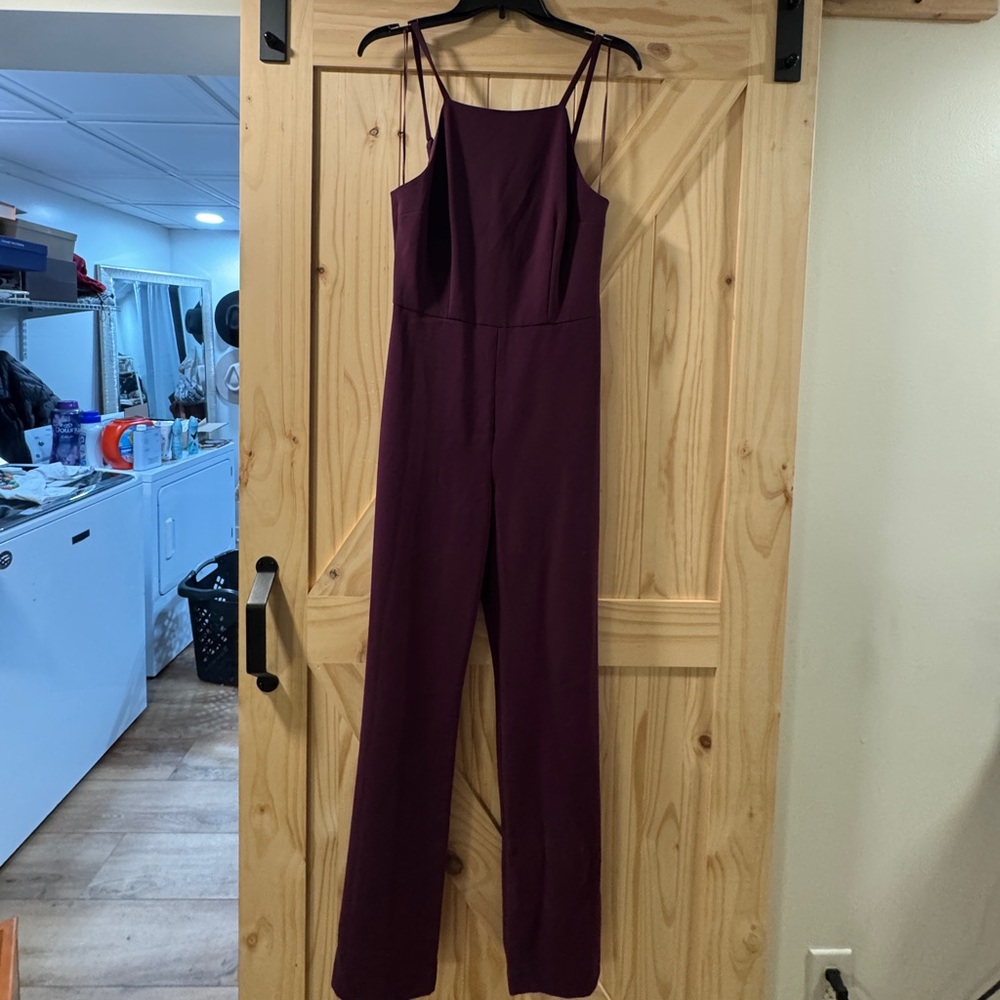 French Connection Deep Purple Jumpsuit